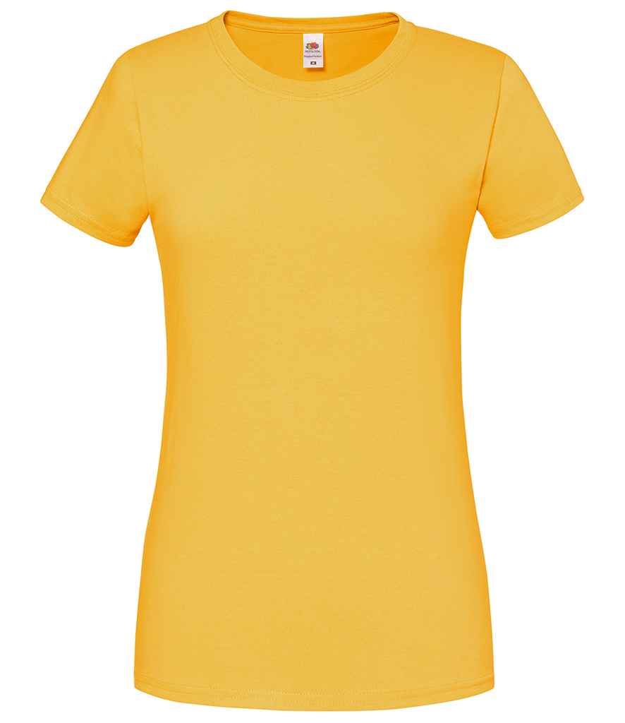 Fruit of the Loom Ladies Iconic 195 T-Shirt - Sun