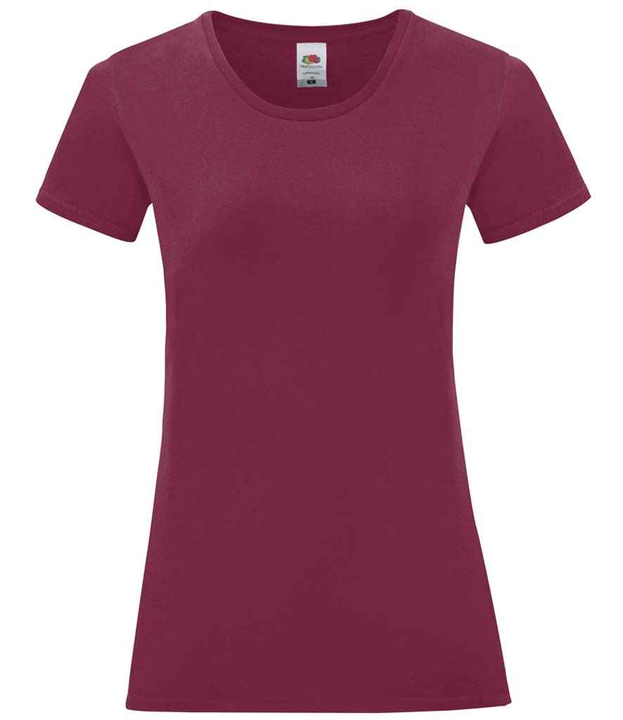Fruit of the Loom Ladies Iconic 150 T-Shirt - Bur