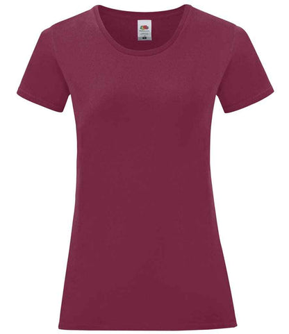 Fruit of the Loom Ladies Iconic 150 T-Shirt - Bur
