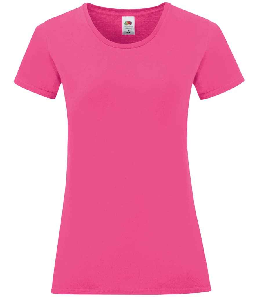 Fruit of the Loom Ladies Iconic 150 T-Shirt - Fus