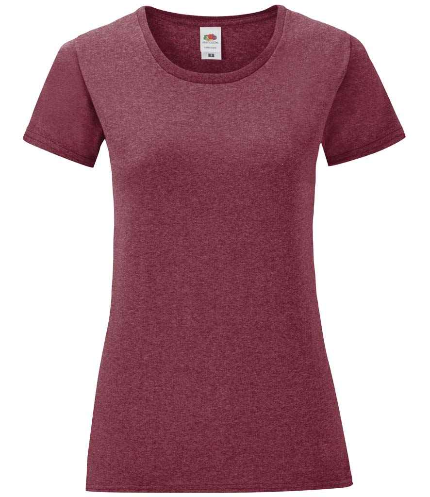 Fruit of the Loom Ladies Iconic 150 T-Shirt - Hbu