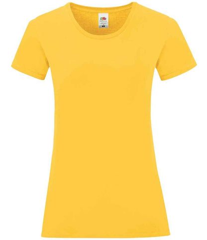 Fruit of the Loom Ladies Iconic 150 T-Shirt - Sun