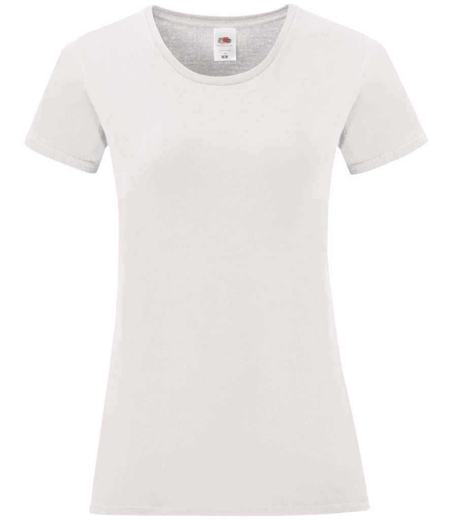 Fruit of the Loom Ladies Iconic 150 T-Shirt - Whi