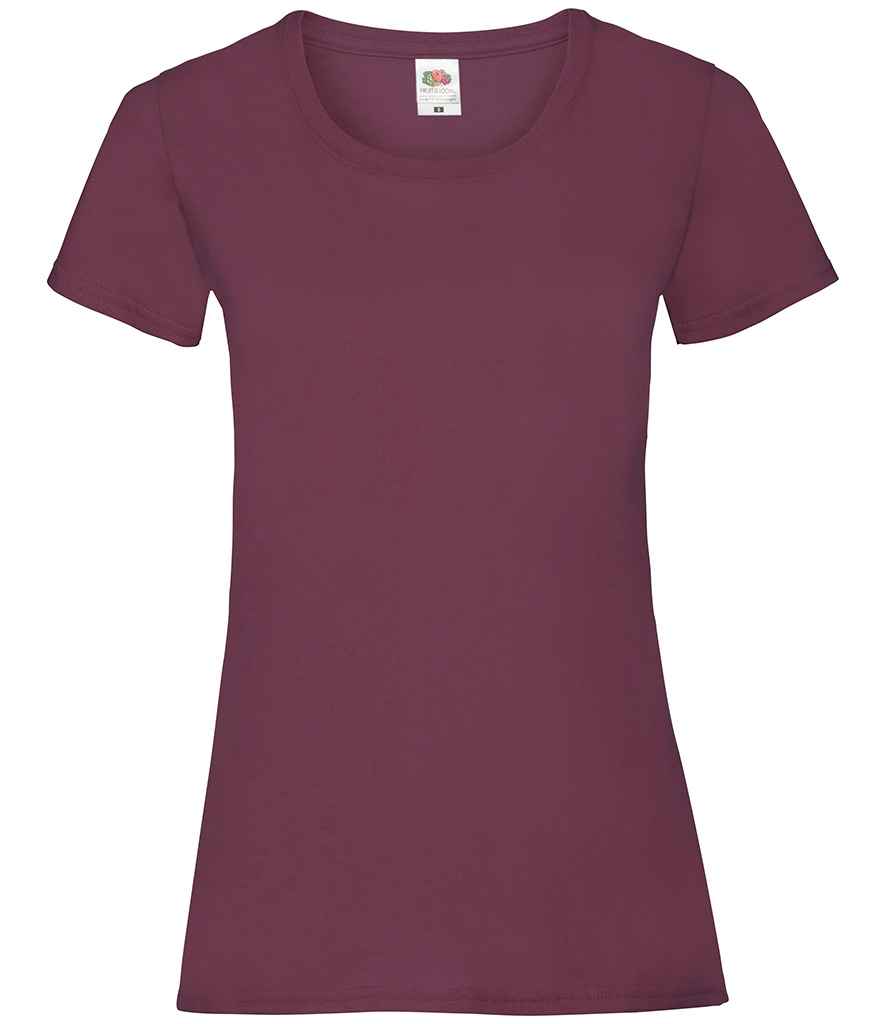 Fruit of the Loom Lady Fit Value T-Shirt - Bur