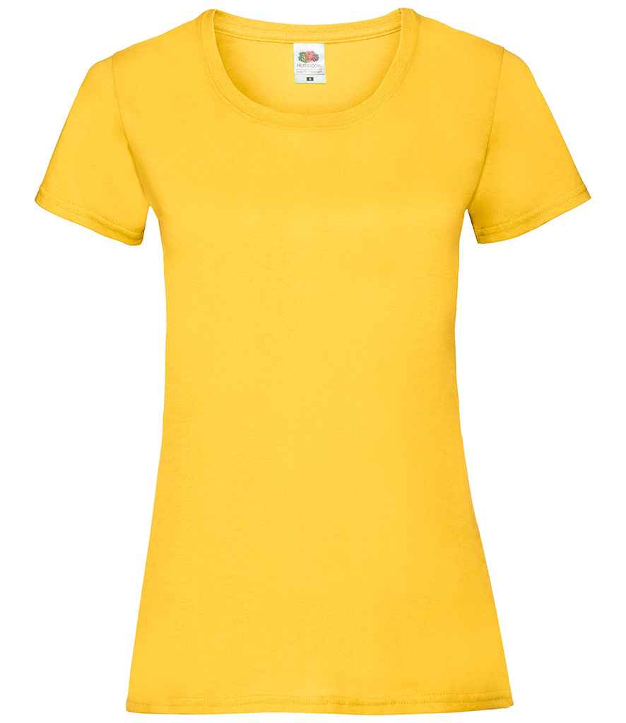 Fruit of the Loom Lady Fit Value T-Shirt - Sun