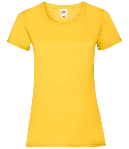 Fruit of the Loom Lady Fit Value T-Shirt - Sun