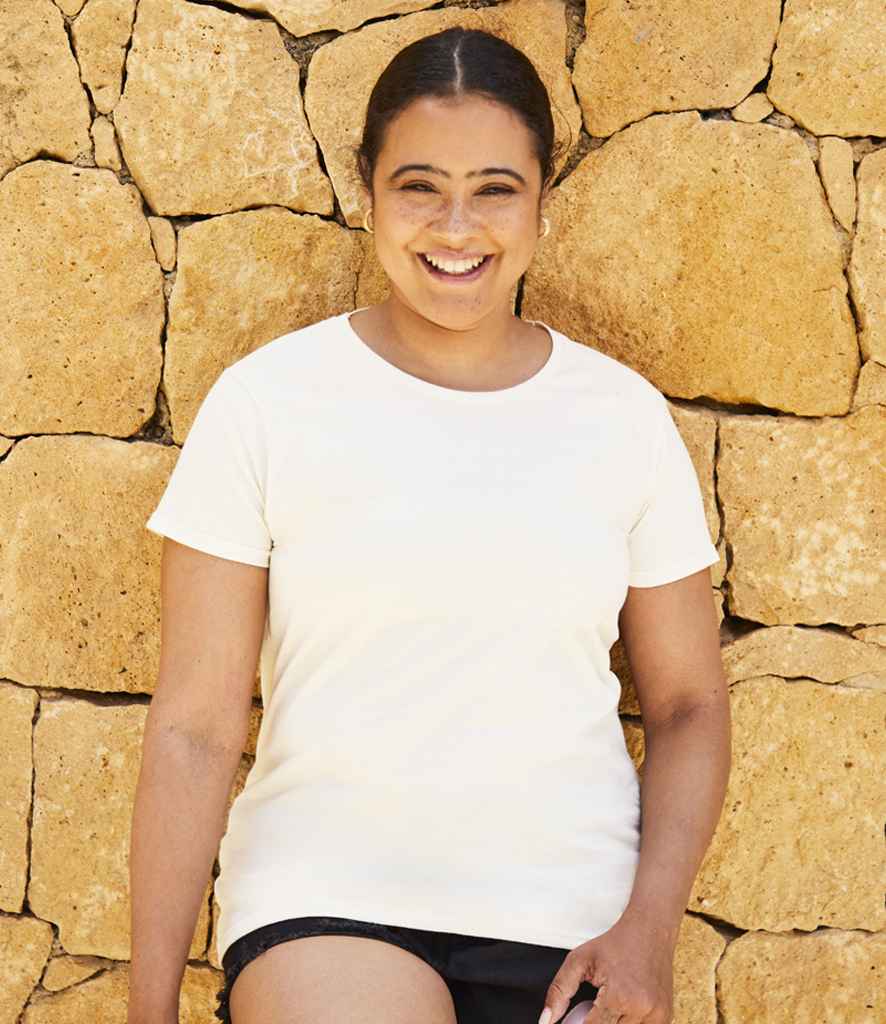 Fruit of the Loom Lady Fit Value T-Shirt - Whi