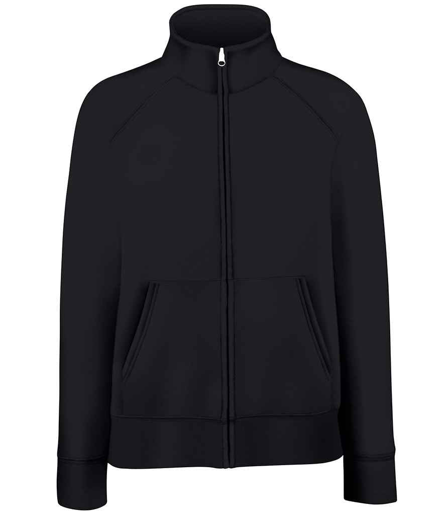 Fruit of the Loom Premium Lady Fit Sweat Jacket - Black