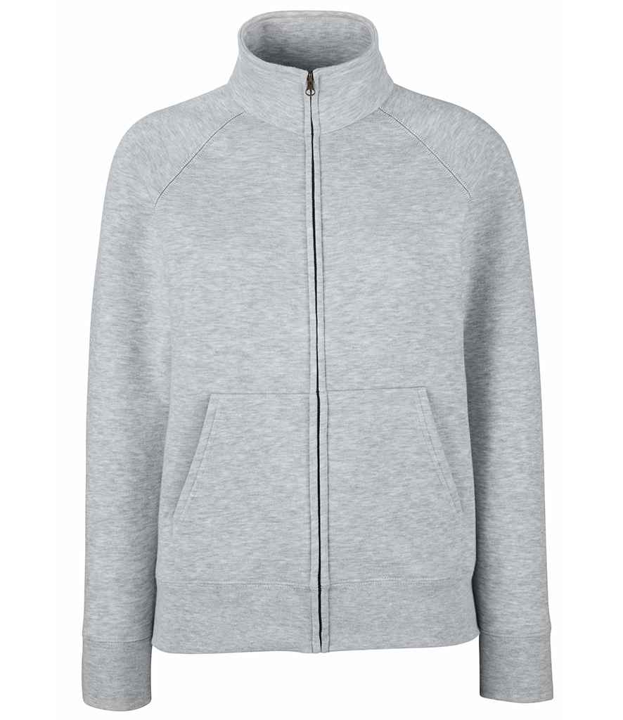 Fruit of the Loom Premium Lady Fit Sweat Jacket - Hea
