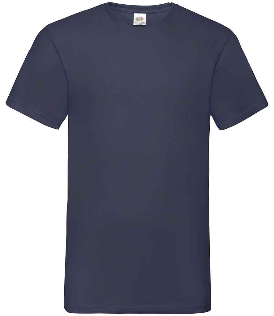 Fruit of the Loom V Neck Value T-Shirt - Dna