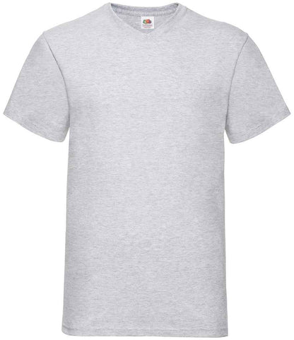 Fruit of the Loom V Neck Value T-Shirt - Hea