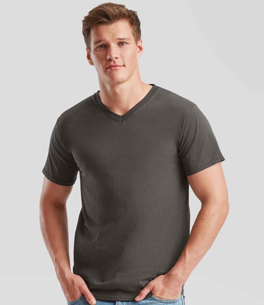 Fruit of the Loom V Neck Value T-Shirt - Lgp