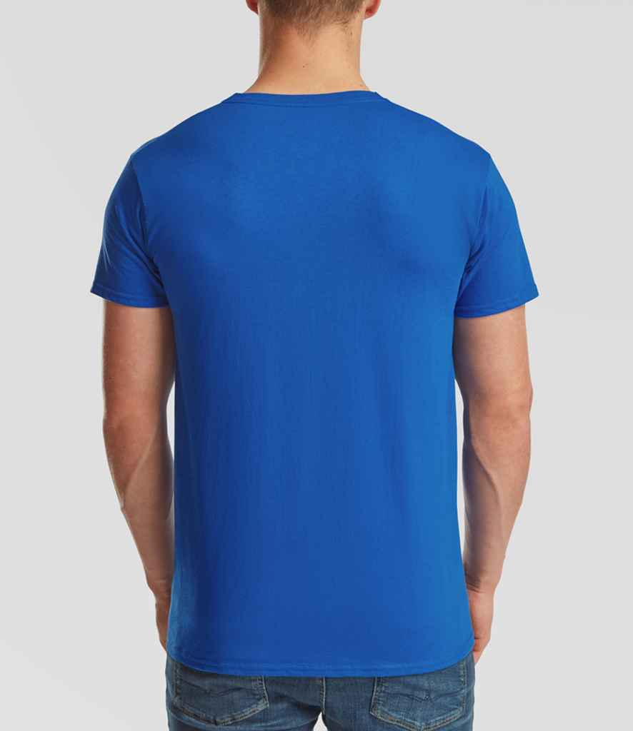 Fruit of the Loom V Neck Value T-Shirt - Royal