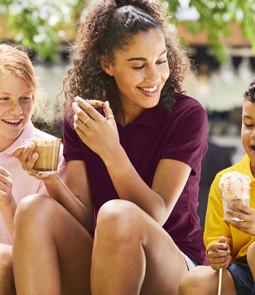 Fruit of the Loom Lady Fit Piqué Polo Shirt - Bur