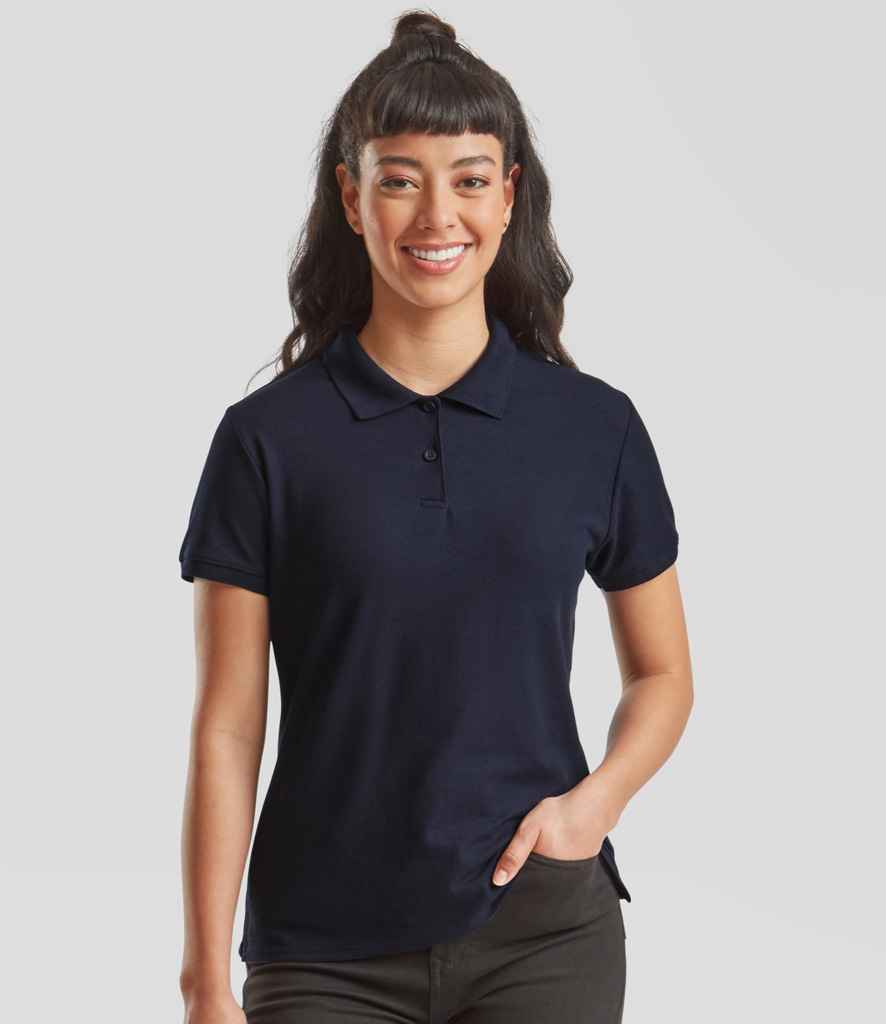 Fruit of the Loom Lady Fit Piqué Polo Shirt - Dna
