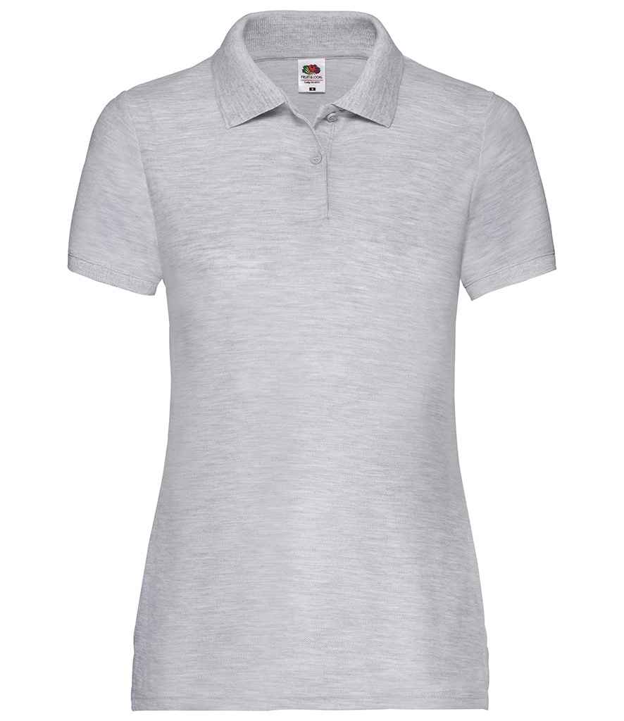 Fruit of the Loom Lady Fit Piqué Polo Shirt - Hea