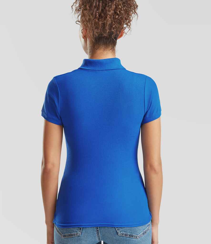 Fruit of the Loom Lady Fit Piqué Polo Shirt - Royal