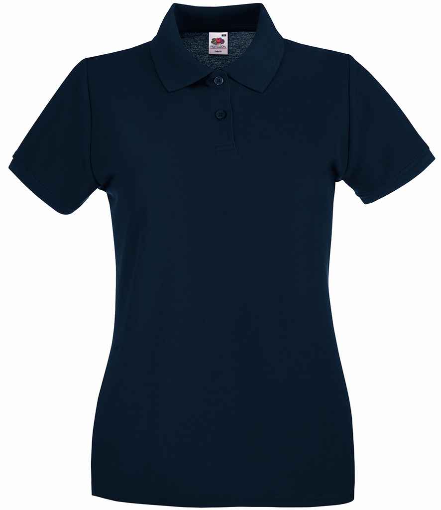 Fruit of the Loom Lady-Fit Premium Cotton Piqué Polo Shirt - Dna