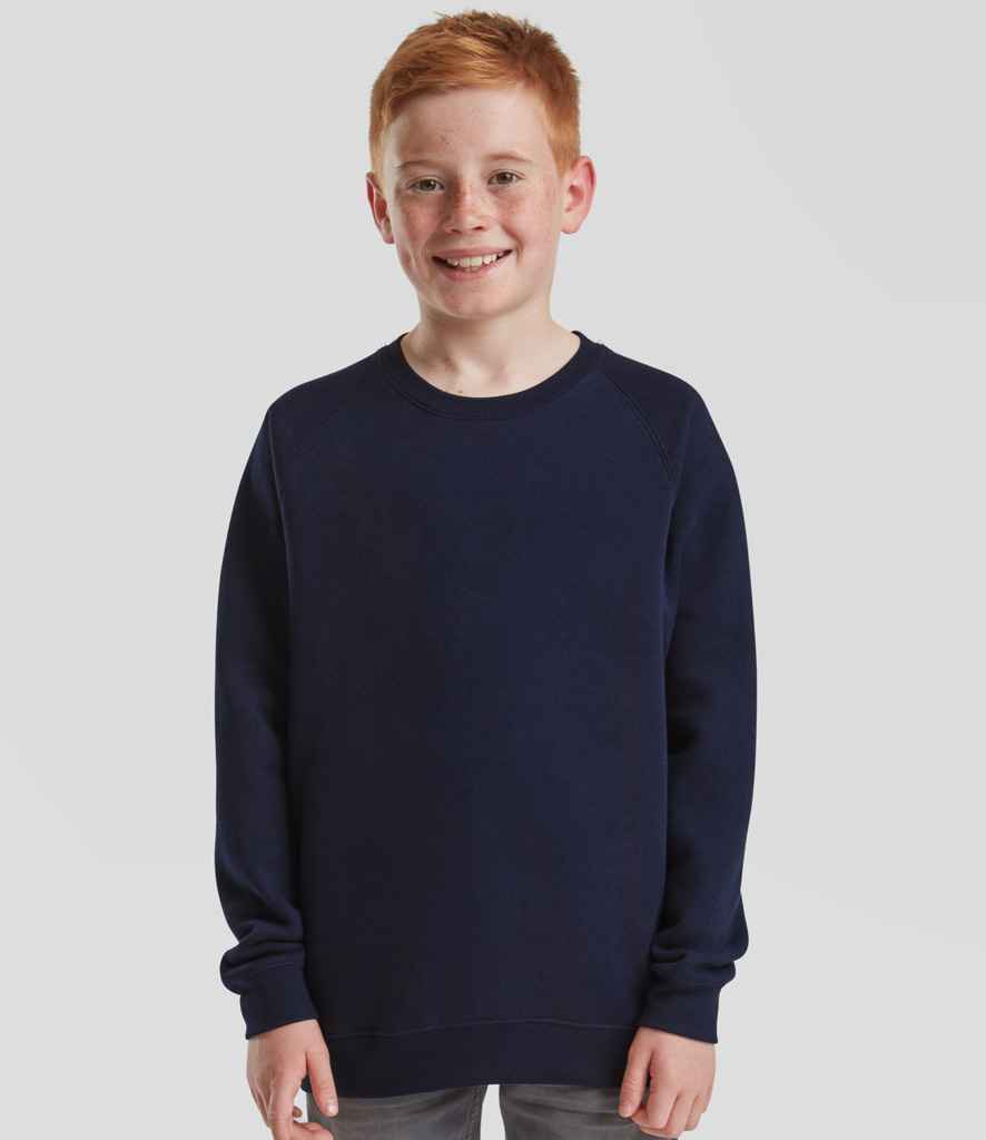 Fruit of the Loom Kids Classic Raglan Sweatshirt - Dna