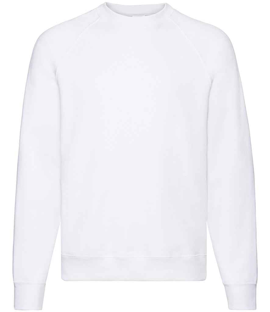 Fruit of the Loom Classic Raglan Sweatshirt - Whi