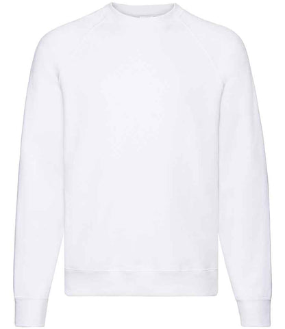 Fruit of the Loom Classic Raglan Sweatshirt - Whi