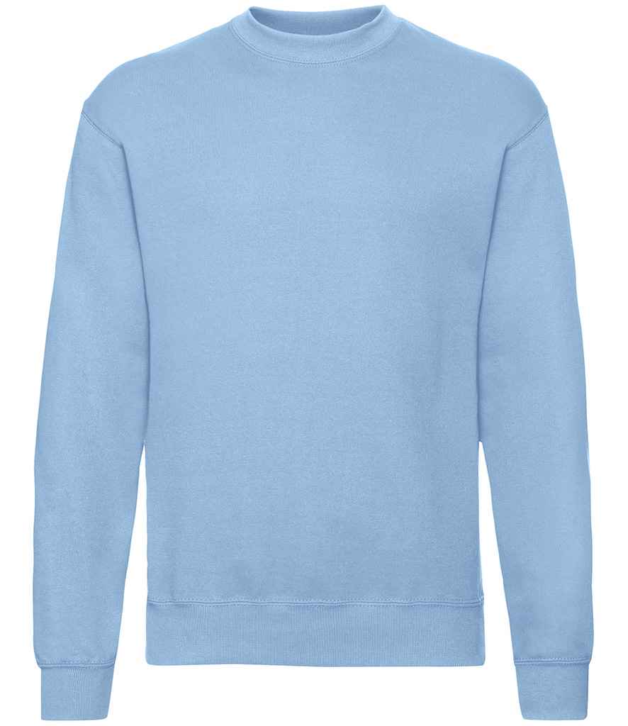 Fruit of the Loom Classic Drop Shoulder Sweatshirt - Sky Blue