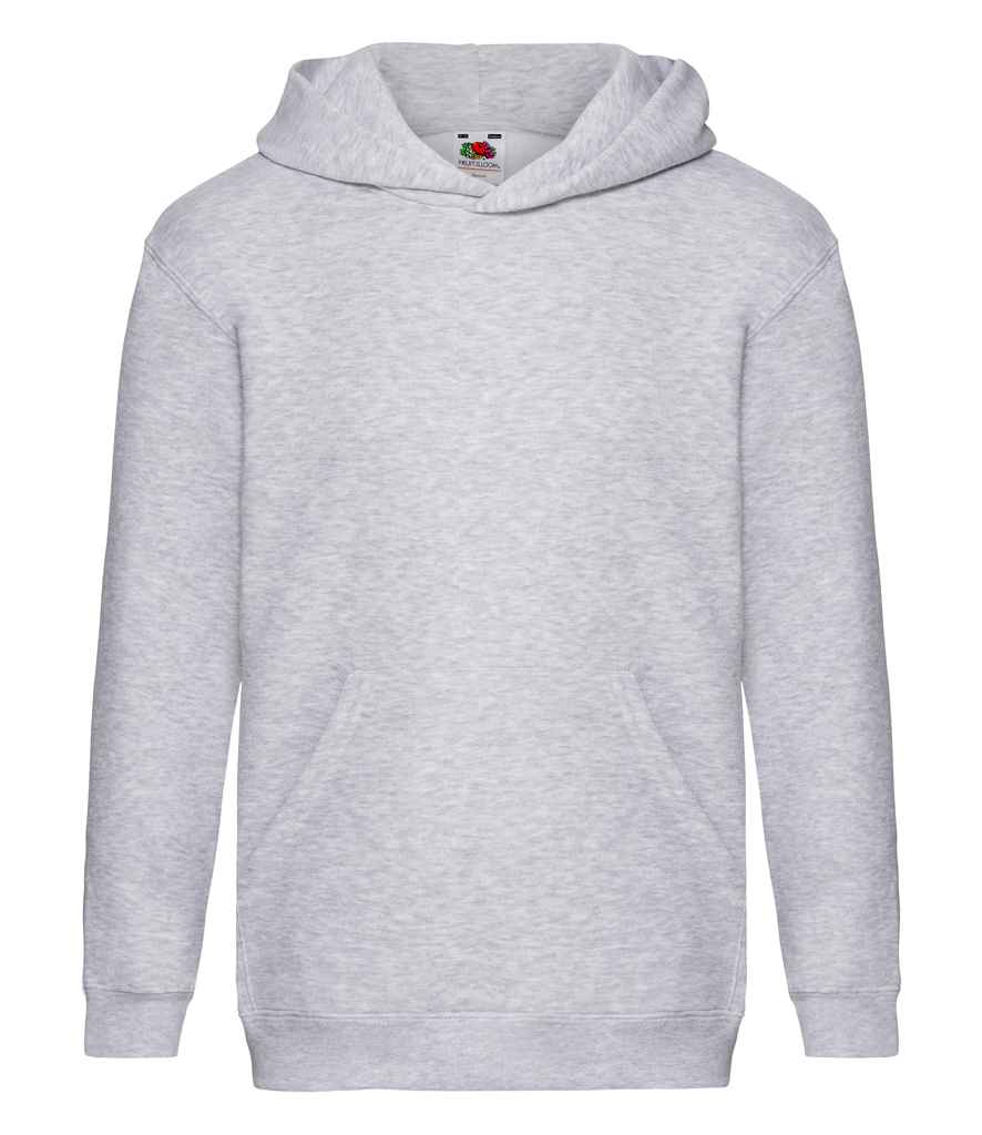 Fruit of the Loom Kids Premium Hooded Sweatshirt - Hea
