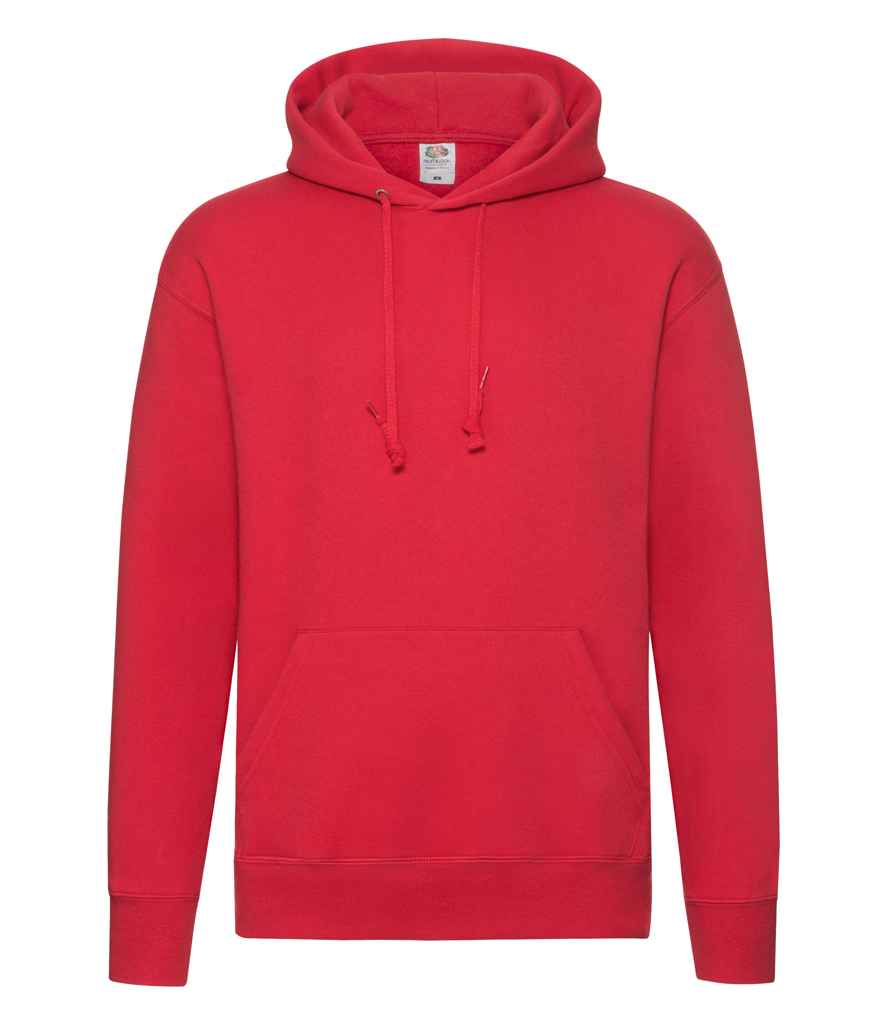 Fruit of the Loom Premium Hooded Sweatshirt - Red