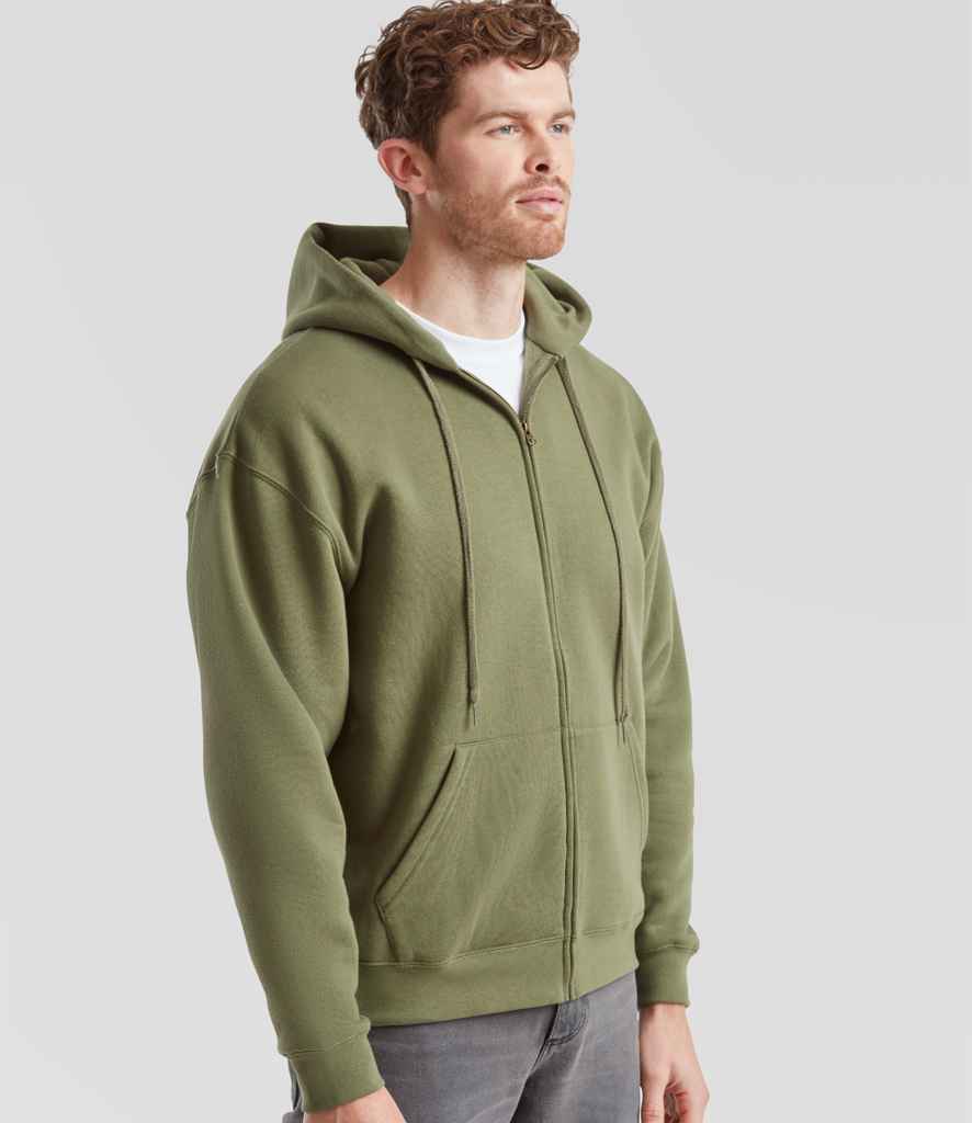 Fruit of the Loom Premium Zip Hooded Sweatshirt - Col