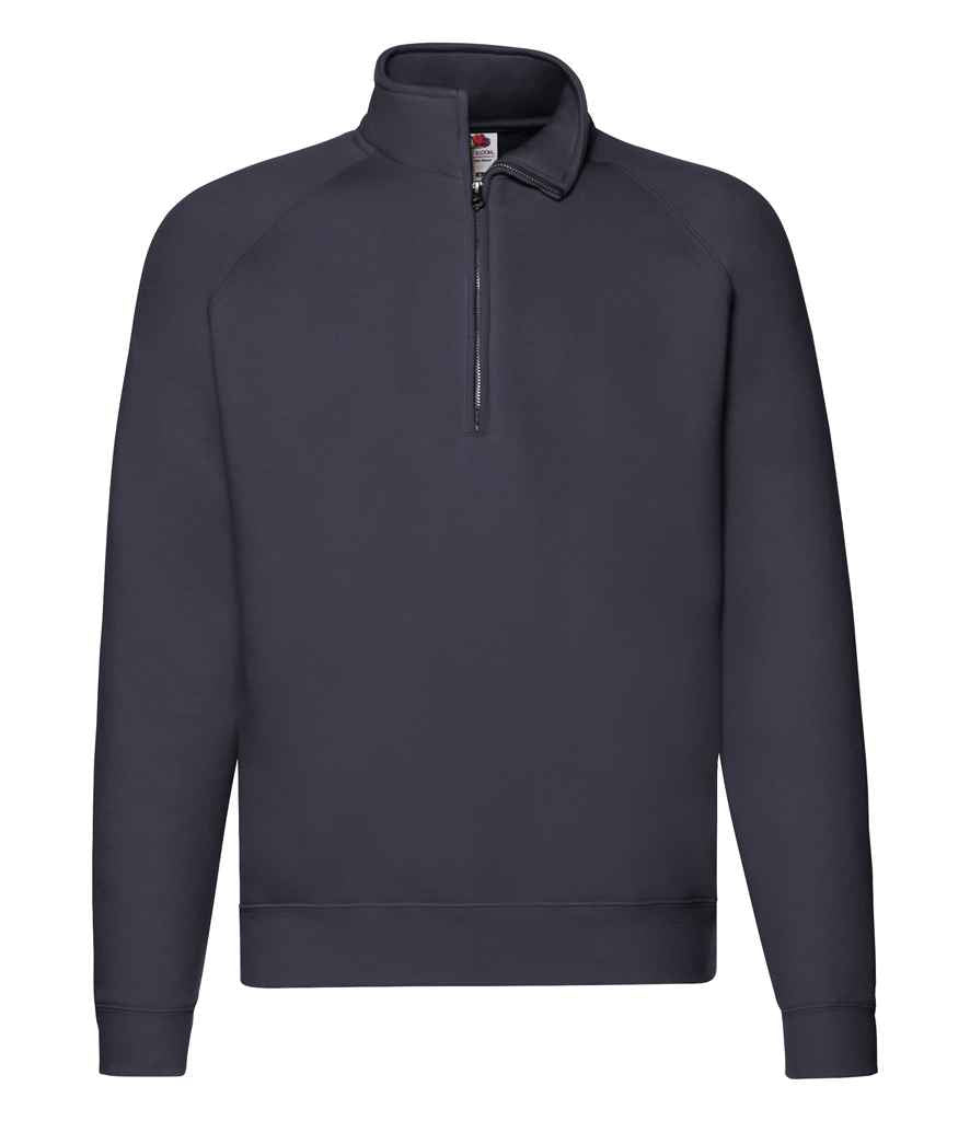 Fruit of the Loom Premium Zip Neck Sweatshirt - Dna
