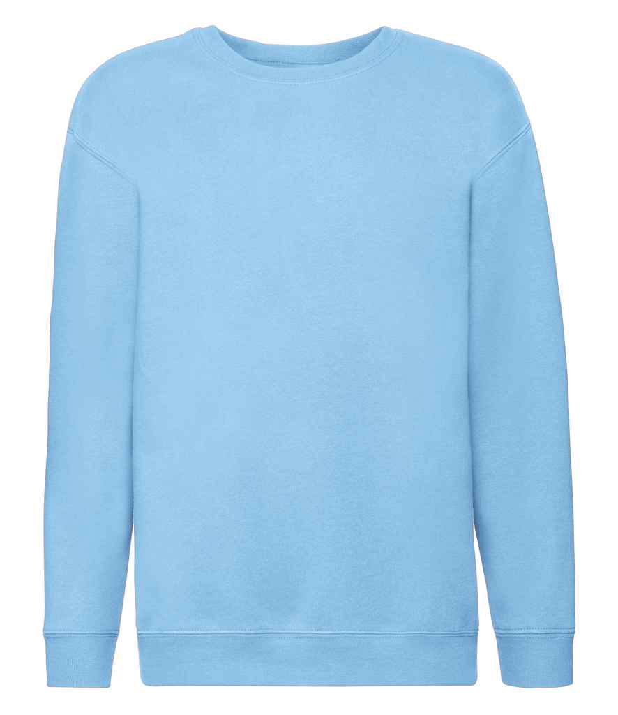 Fruit of the Loom Kids Premium Drop Shoulder Sweatshirt - Sky Blue