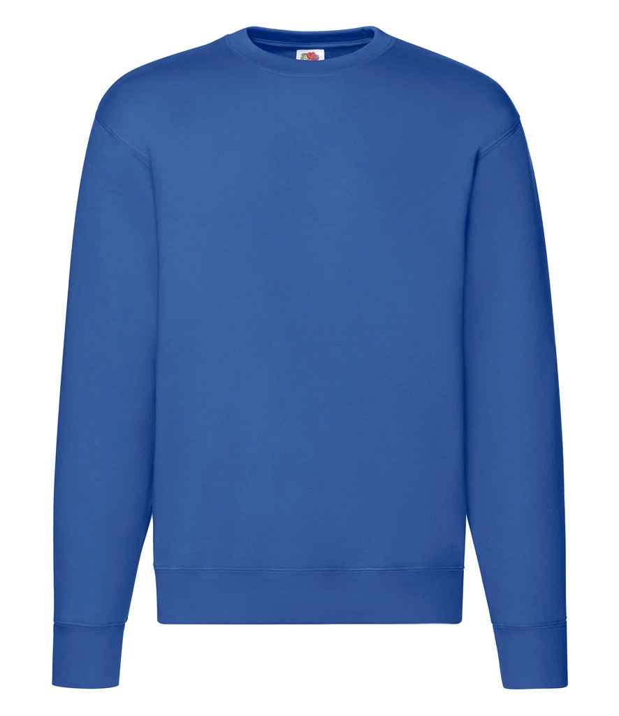 Fruit of the Loom Premium Drop Shoulder Sweatshirt - Royal