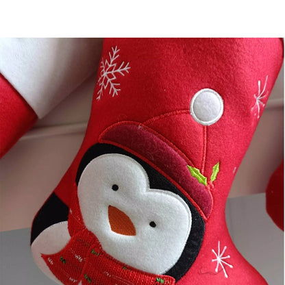 PERSONALISED CHRISTMAS STOCKINGS – EMBROIDERED NAME – FESTIVE GIFT FOR KIDS & FAMILY